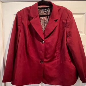 Evan Picone Women's Burgundy Blazer